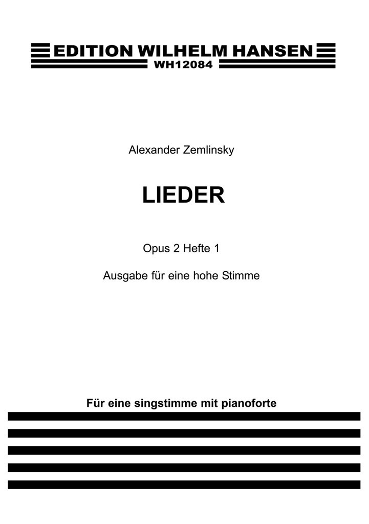 Lieder Op. 2 Book One